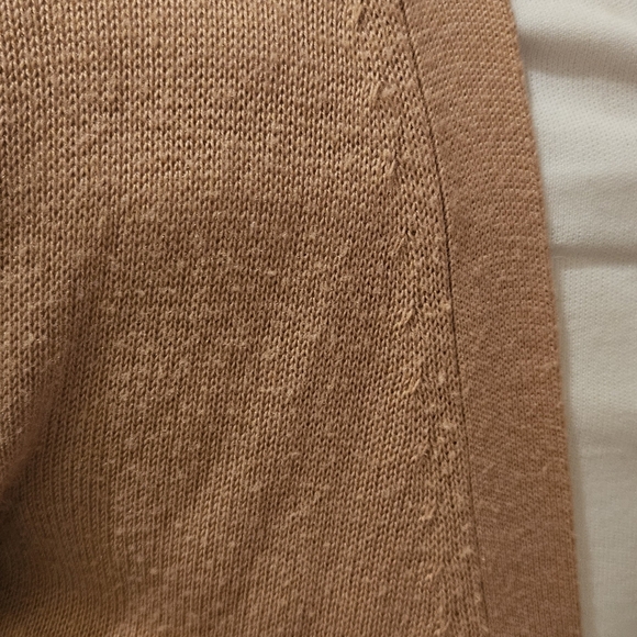 Women's Dusty Pink Long Sweater Cardigan Women's Size S Lightweight Pockets! - Picture 4 of 6